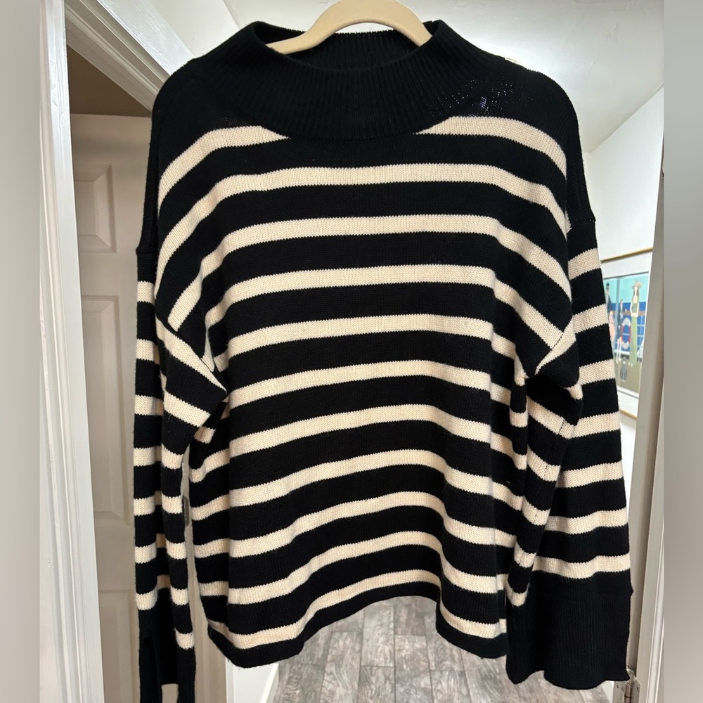 Sugar lips Mockneck Bell sleeve sweater